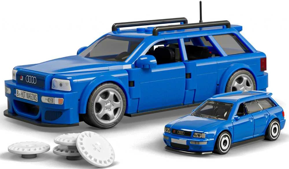 MATTEL BRICK SHOP HOT WHEELS konstruktorius – Speed Audi (JGR28)