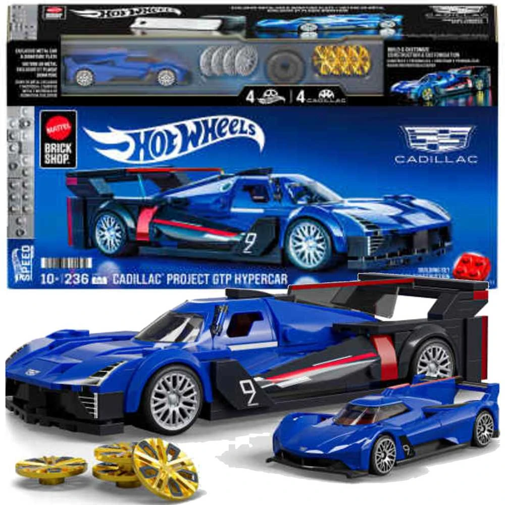 MATTEL BRICK SHOP HOT WHEELS konstruktorius – Speed Cadillac (JFR89)