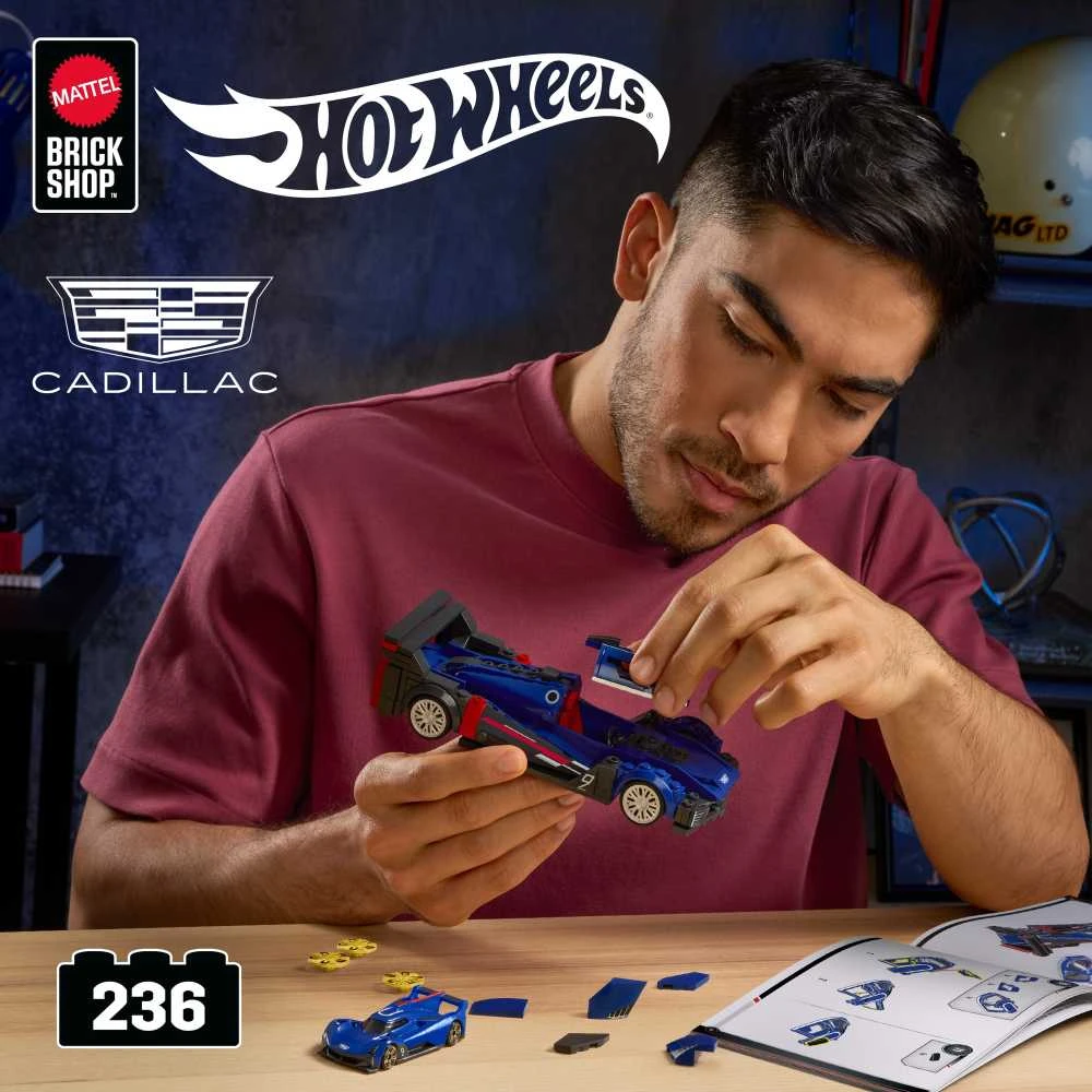 MATTEL BRICK SHOP HOT WHEELS konstruktorius – Speed Cadillac (JFR89)