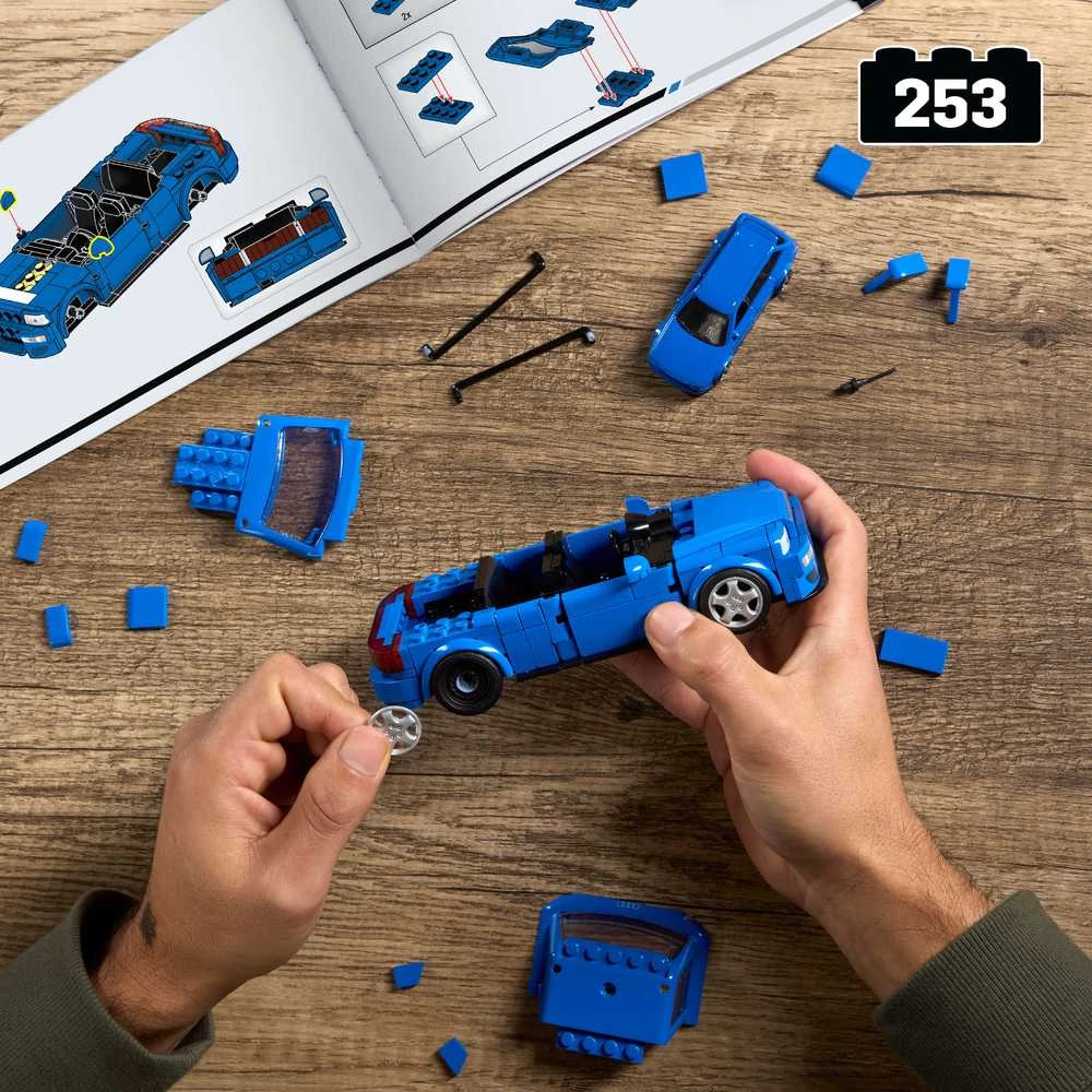 MATTEL BRICK SHOP HOT WHEELS konstruktorius – Speed Audi (JGR28)