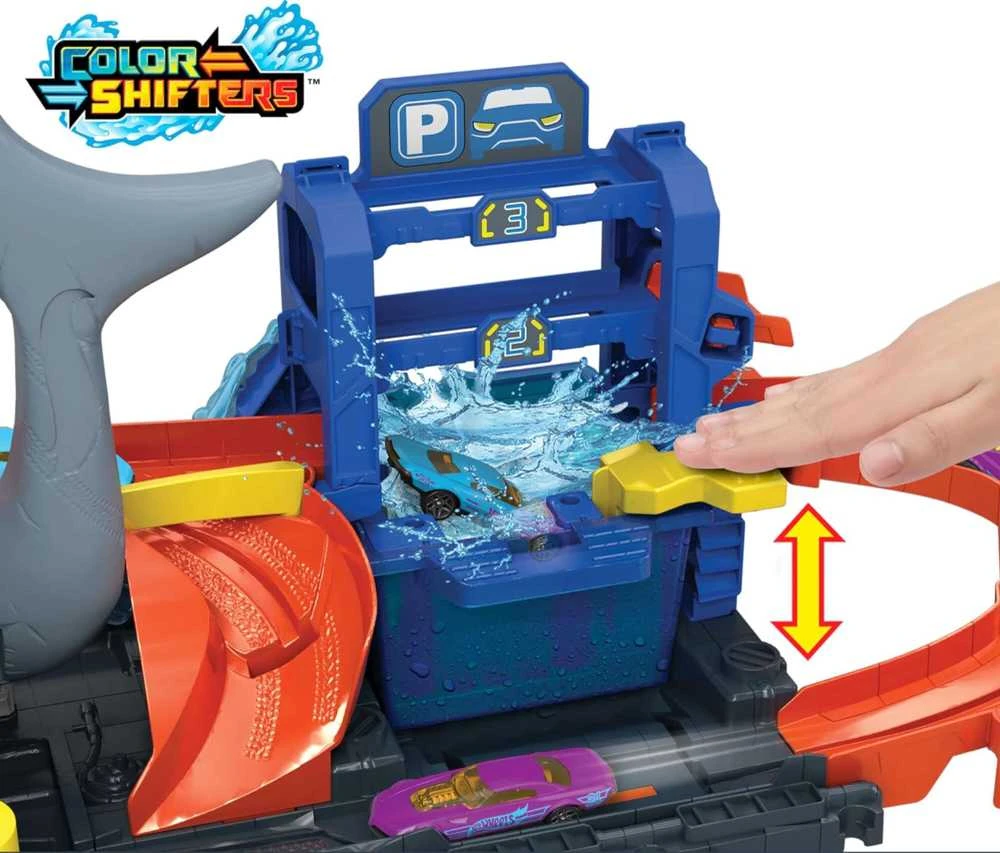 Mattel HW rinkinys „Ryklio automobilių plovykla“