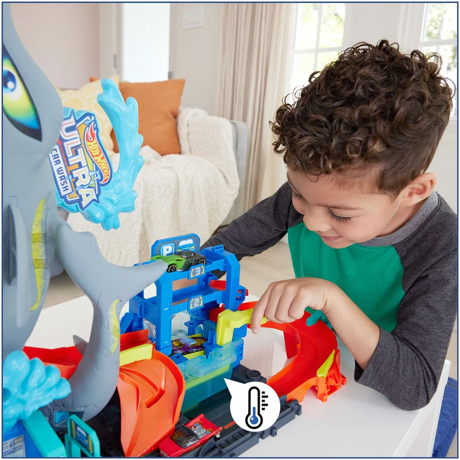 Mattel HW rinkinys „Ryklio automobilių plovykla“