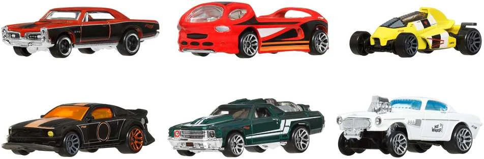 Mattel HOT WHEELS šešių legendinių automodeliukų rinkinys (JBY78)