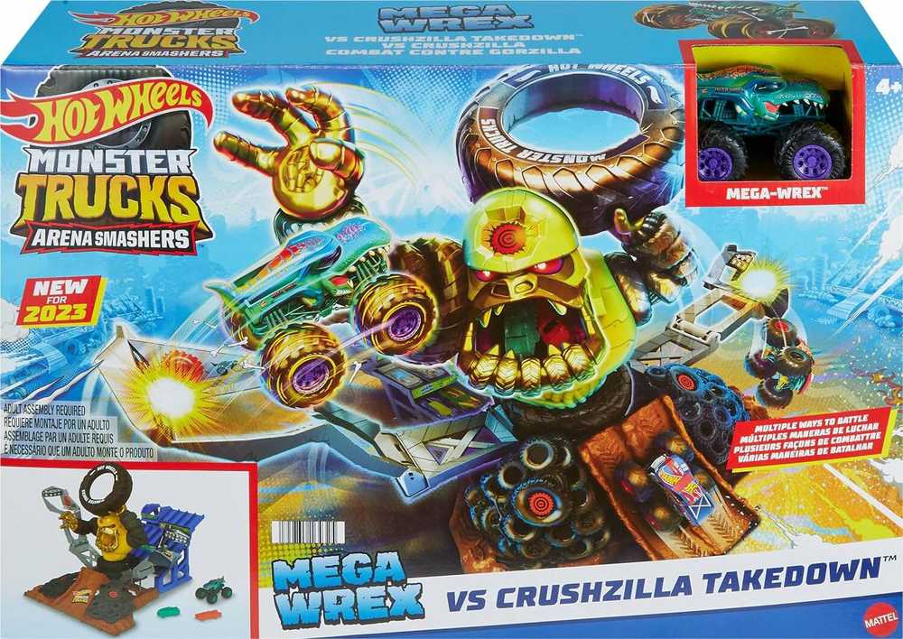Mattel Žaislinis Hot Wheels Monster Trucks Mega-Wrex arena