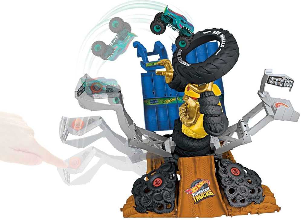 Mattel Žaislinis Hot Wheels Monster Trucks Mega-Wrex arena