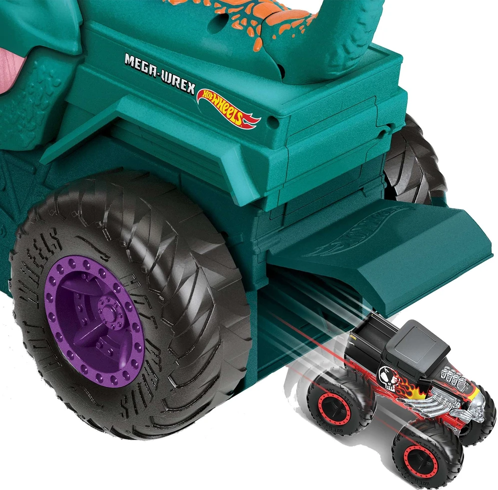 Mattel „Hot Wheels“ monstrų sunkvežimių automobilis „Chompin Mega-Wrex GYL13“