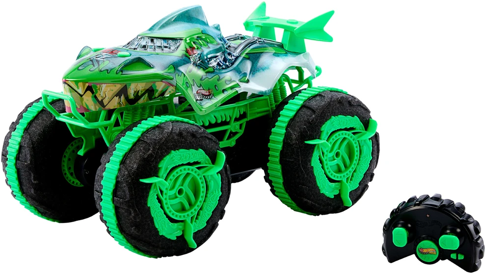 Mattel HOT WHEELS MONSTER TRUCKS RC automodelis – All-Terrain Great Bite (JMM76)