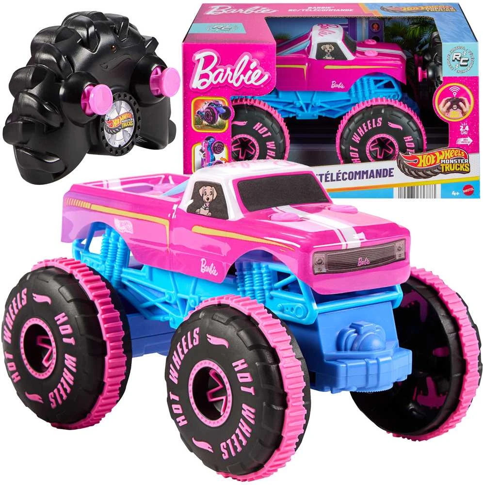 Mattel HOT WHEELS MONSTER TRUCKS RC Barbie džipas (JHW58)
