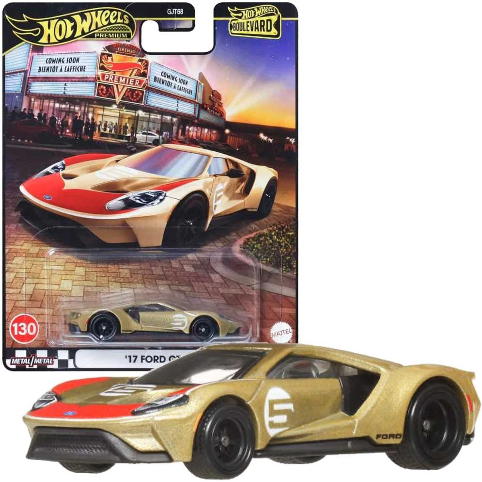 Hot Wheels Premium Boulevard automobilis '17 Ford GT 7,5 cm