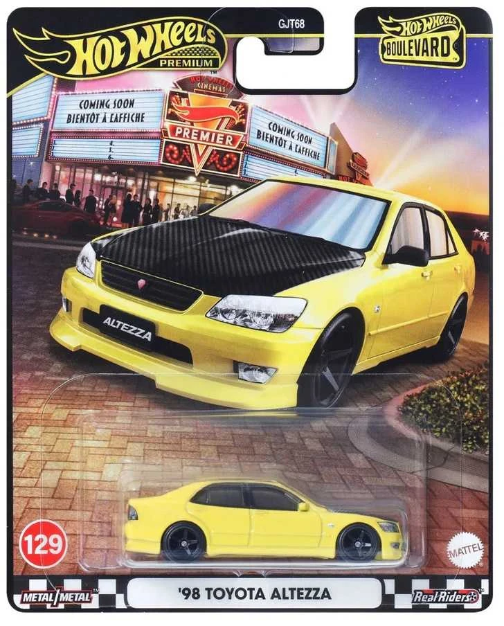 Mattel Hot Wheels Premium Boulevard automobilis '98 Toyota Aukštis 7 cm