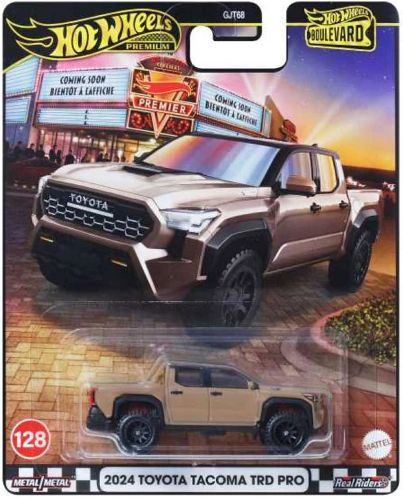 Hot Wheels Premium Boulevard automobilis 2024 Toyota Tacoma TRD PRO 7,5 cm