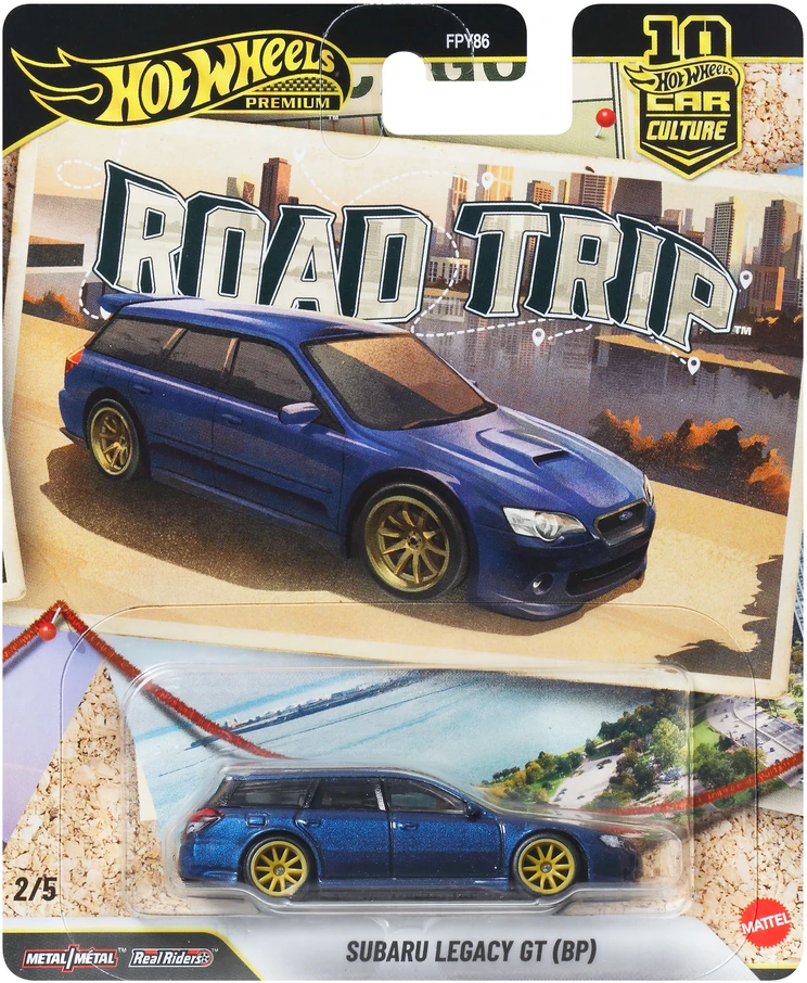 Mattel Hot Wheels Premium Car Culture Kultowe auta Subaru Legacy GT (BP)