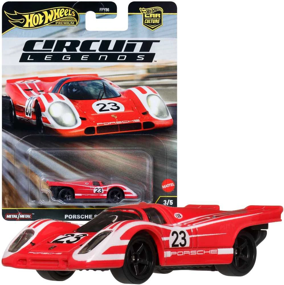 Mattel „Hot Wheels Premium Circuit Legends“ automobilis „Porsche 917KH“ 7 cm