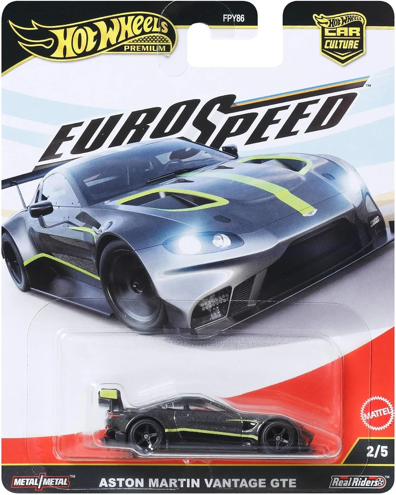 Mattel Hot Wheels Premium Eurospeed Aston Martin Vantage GTE 1:64