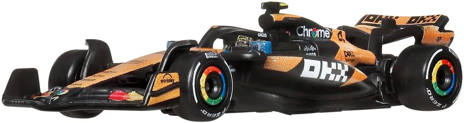 Mattel HOT WHEELS PREMIUM F1 dviejų McLaren Lando Norris ir Oscar Piastri bolidų rinkinys (JMM91)