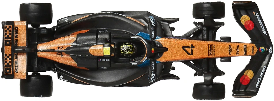 Mattel HOT WHEELS PREMIUM F1 dviejų McLaren Lando Norris ir Oscar Piastri bolidų rinkinys (JMM91)