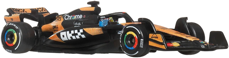 Mattel HOT WHEELS PREMIUM F1 dviejų McLaren Lando Norris ir Oscar Piastri bolidų rinkinys (JMM91)