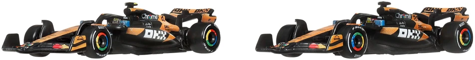 Mattel HOT WHEELS PREMIUM F1 dviejų McLaren Lando Norris ir Oscar Piastri bolidų rinkinys (JMM91)