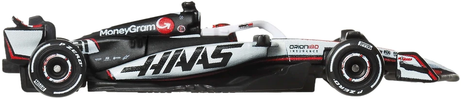 Hot Wheels Premium Formulė 1 MoneyGram Haas 2 vnt. metalinių F1 bolidų Esteban Ocon #31 ir Oliver Bearman #87