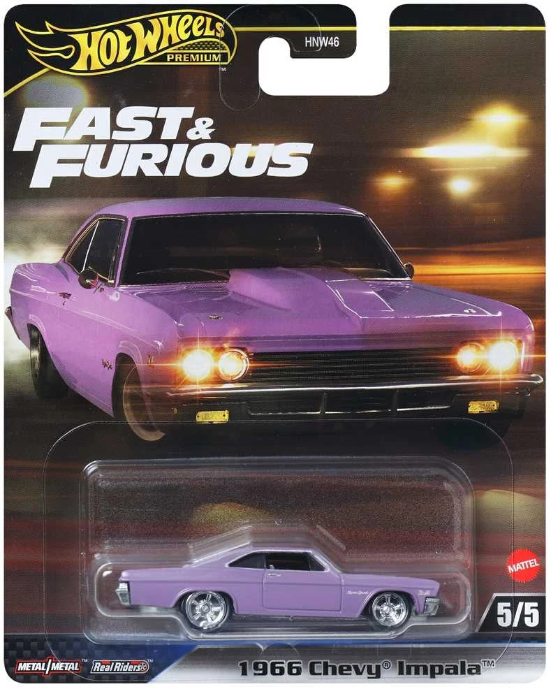 Mattel Hot Wheels Premium klasės „Greiti ir įsiutę“ automobilis „Greiti ir įsiutę“, 1966 m. „Chevy Impala“