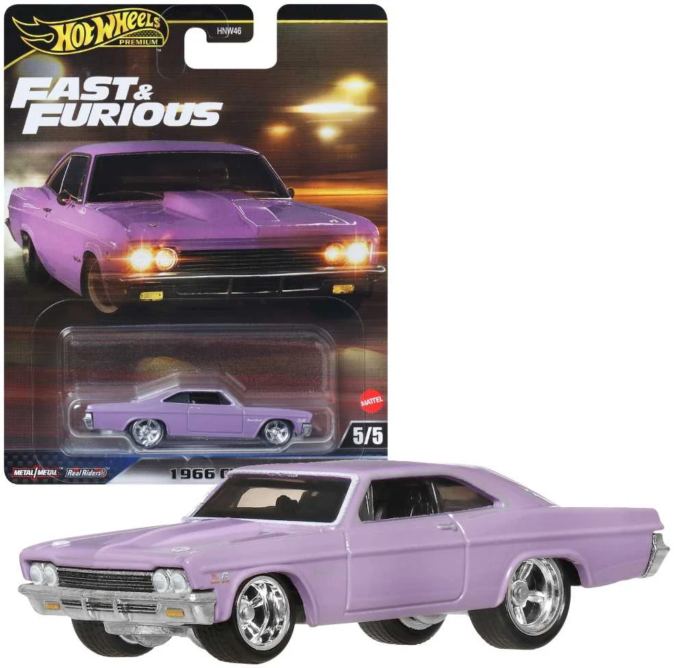 Mattel Hot Wheels Premium klasės „Greiti ir įsiutę“ automobilis „Greiti ir įsiutę“, 1966 m. „Chevy Impala“