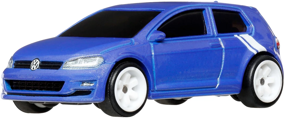 Mattel Hot Wheels Premium komplektas 2 pojazdów 2004 Volkswagen Golf R32 Volkswagen Golf MK7