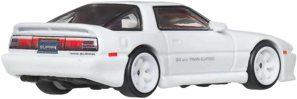 Hot Wheels Aukščiausios kokybės 2 transporto priemonių rinkinys Toyota Chaser JZX 100 ir 1989 Toyota Supra
