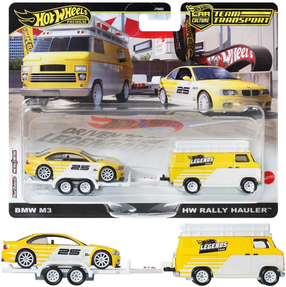 Mattel Žaislinis Hot Wheels Premium Legends komandos transporteris