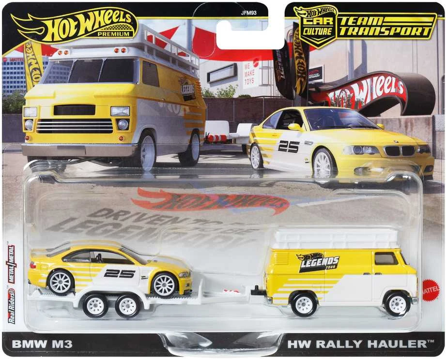 Mattel Žaislinis Hot Wheels Premium Legends komandos transporteris