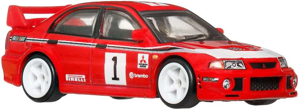 „Hot Wheels Premium Thrill Climbers“ trasa „Mitsubishi Lancer Evolution VI“ 7 cm