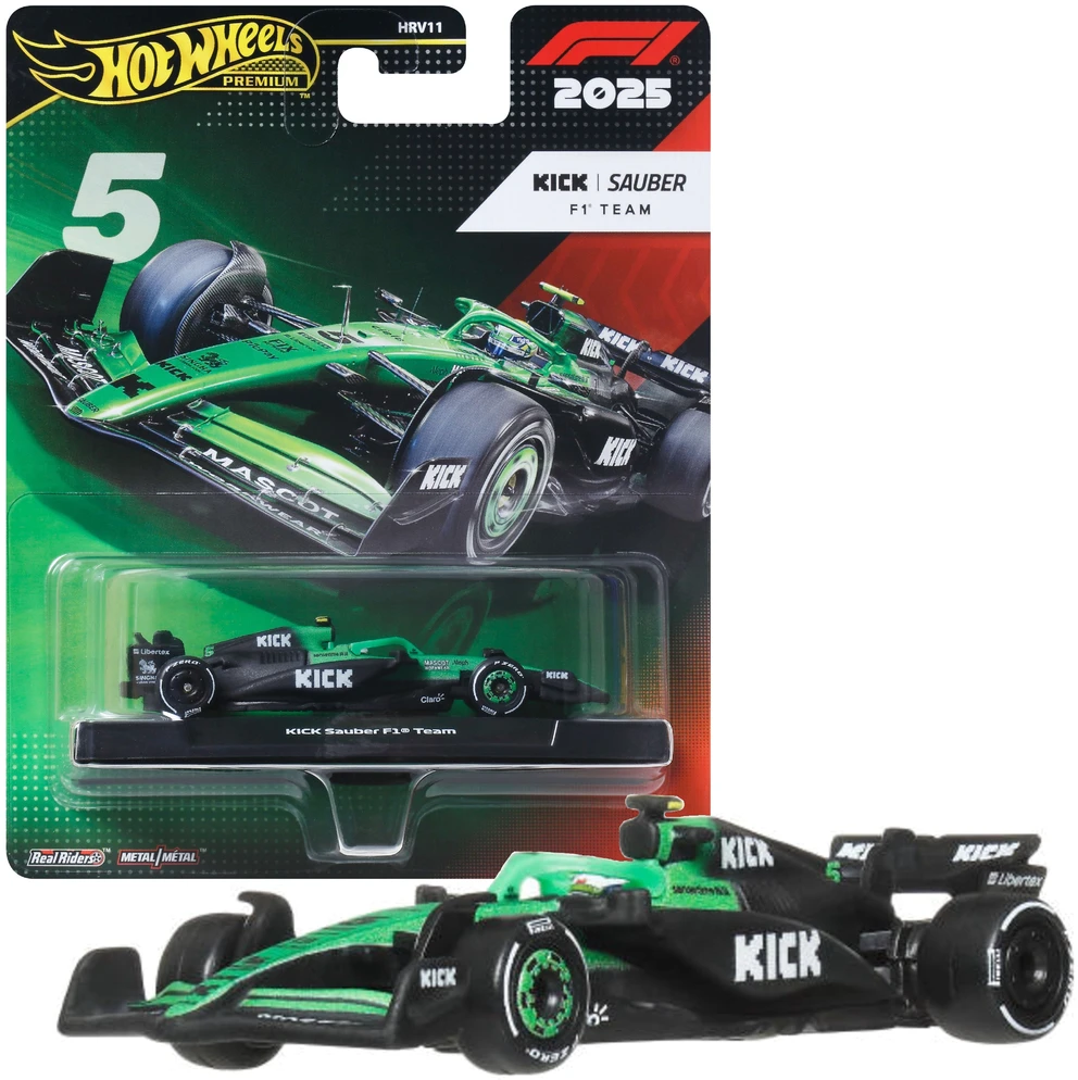Mattel HOT WHEELS PREMIUM F1 Sauber Gabriel Bartoleto bolidas 5 (JKD89)