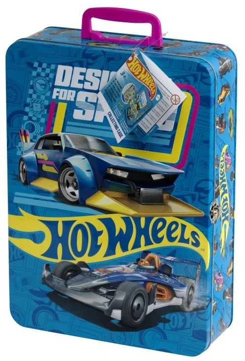 Metalinis dėklas mašinytėms Theo Klein Hot Wheels