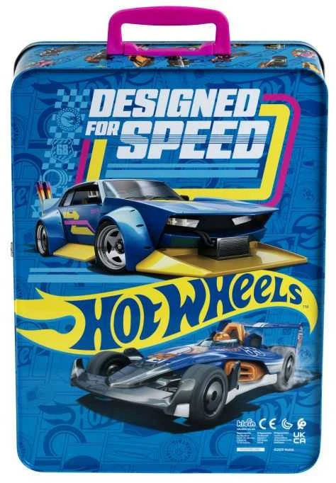 Metalinis dėklas mašinytėms Theo Klein Hot Wheels