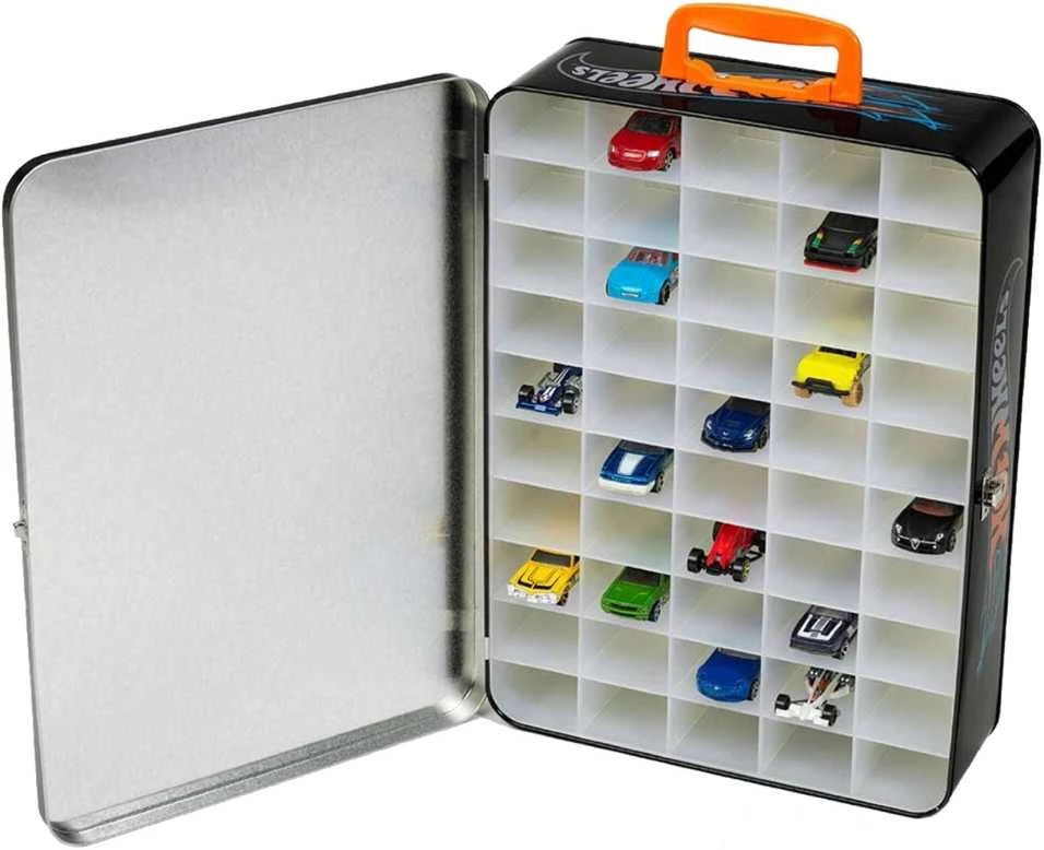 Metalinis dėklas mašinytėms Theo Klein Hot Wheels