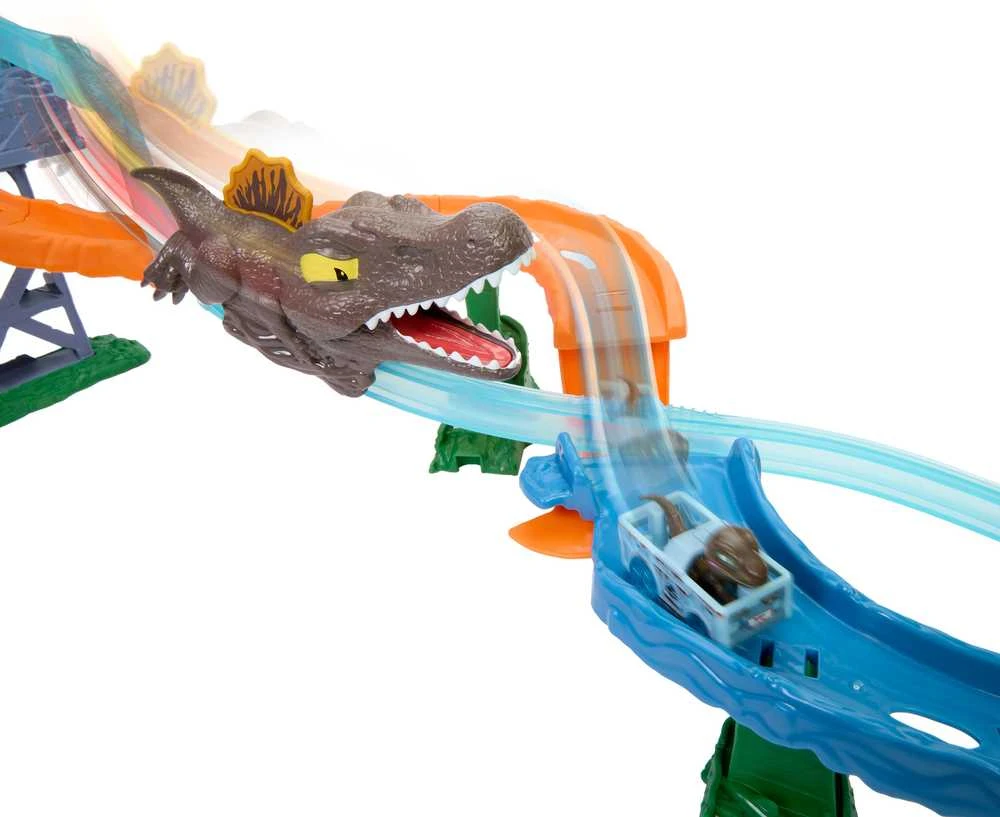 Hot Wheels „Racer Verse Jurassic World“ jūros dinozaurų gaudynių žaidimas