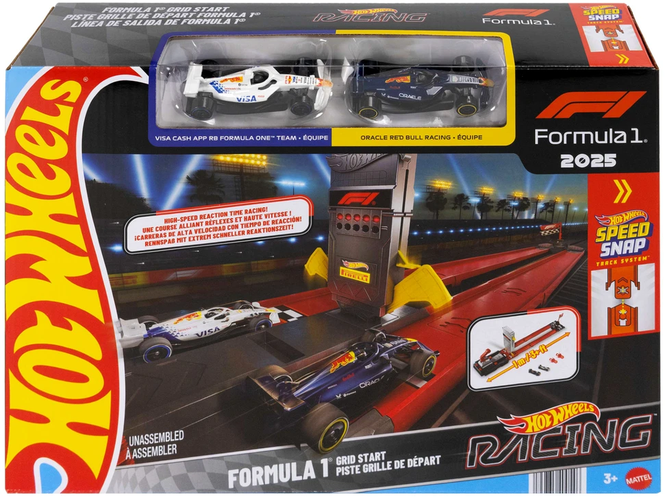 Mattel HOT WHEELS F1 lenktynių trasa – Grid Start (JNN35)