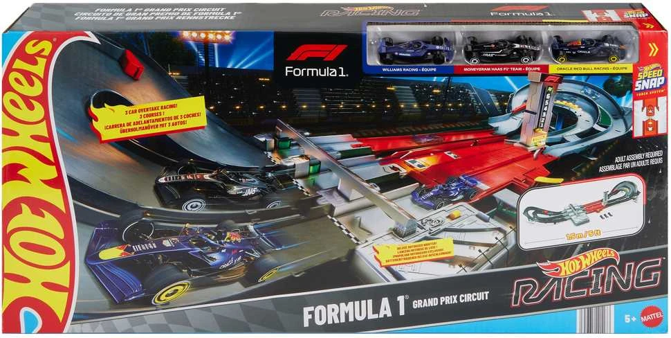 Mattel HOT WHEELS F1 lenktynių trasos rinkinys – Grand Prix (JDY16)