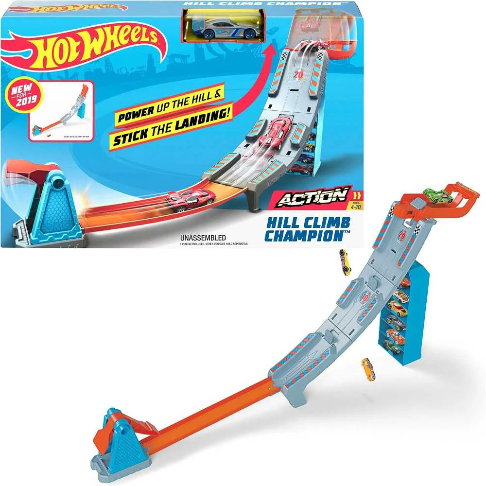 Mattel Žaislinis Hot Wheels lenktynių rinkinys Rywalizacja Mistrzów GBF83