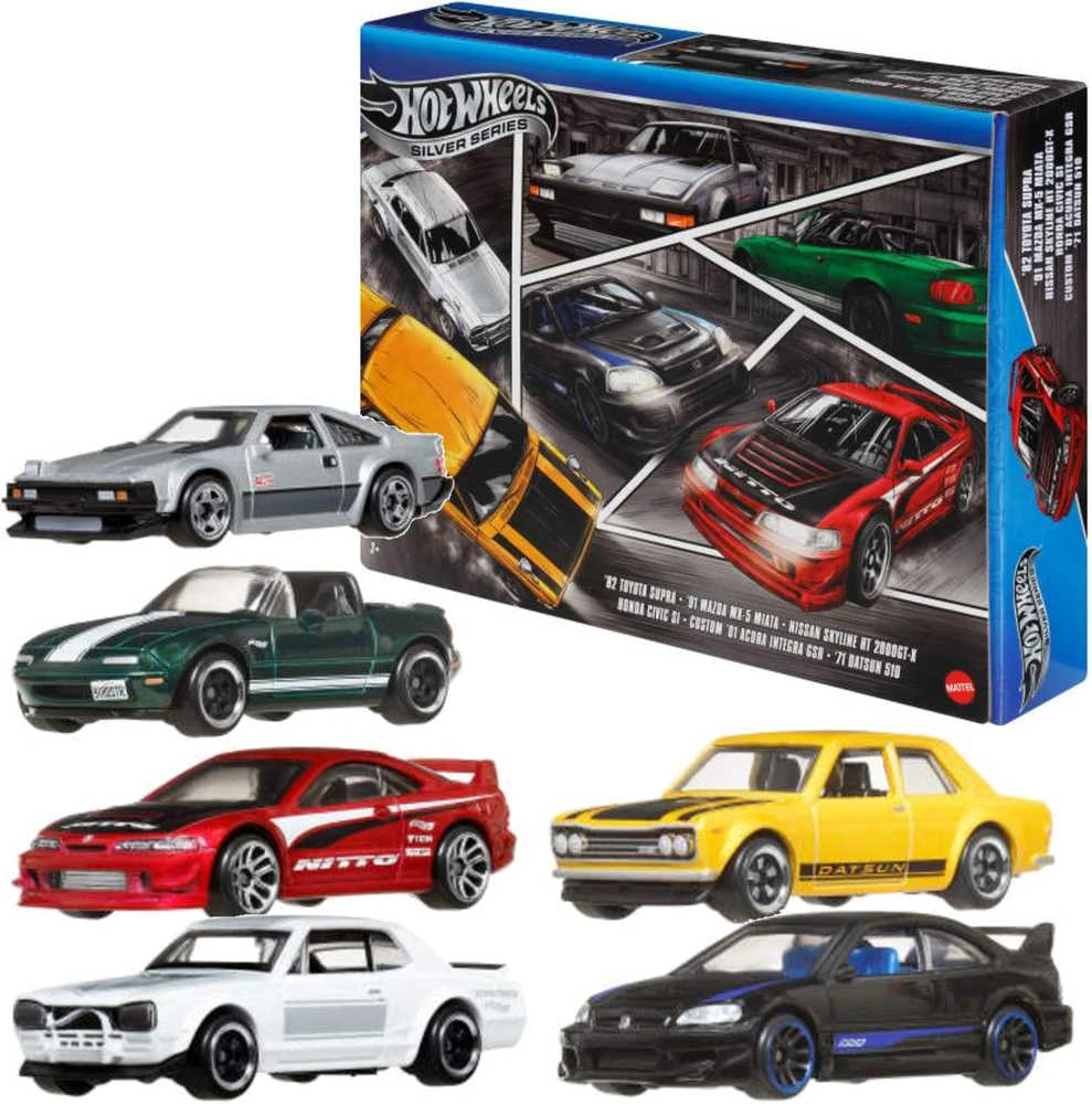 Mattel HOT WHEELS šešių japoniškų automodeliukų rinkinys (JBY77)