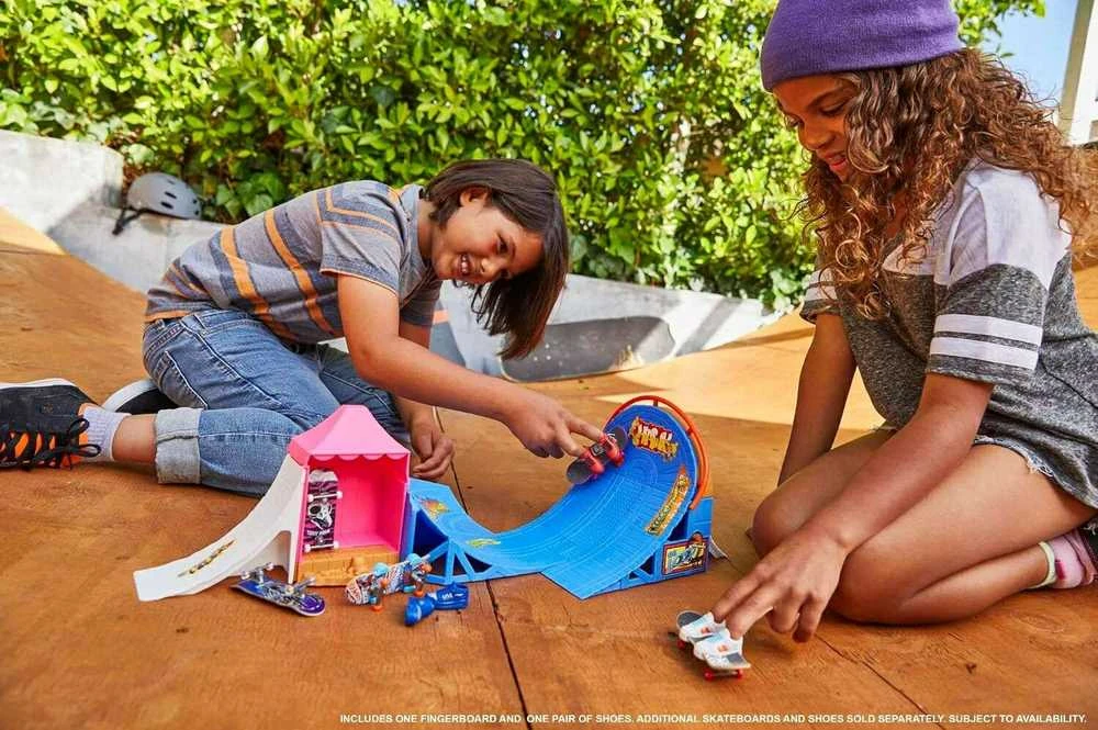 Žaislų rinkinys - Mattel Hot Wheels Riedlenčių pramogų parko nuolydžiai ir trasos