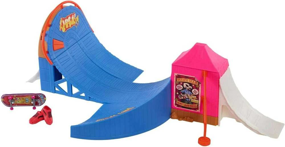 Žaislų rinkinys - Mattel Hot Wheels Riedlenčių pramogų parko nuolydžiai ir trasos