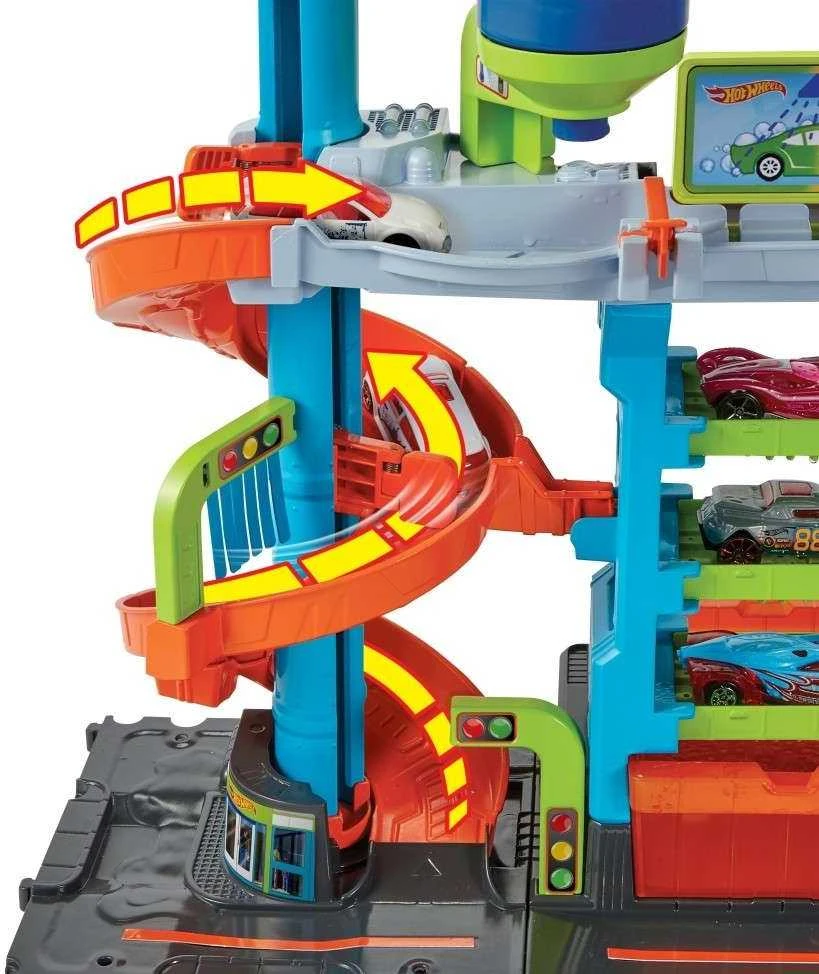 Mattel Hot Wheels rinkinys „Bokštinė automobilių plovykla“