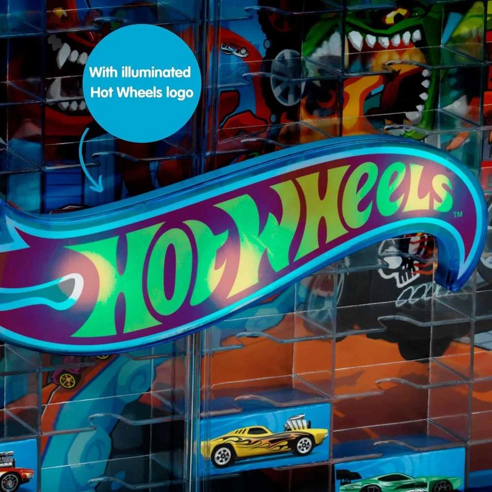KLEIN HOT WHEELS Kolekcijų vitrina su apšvietimu