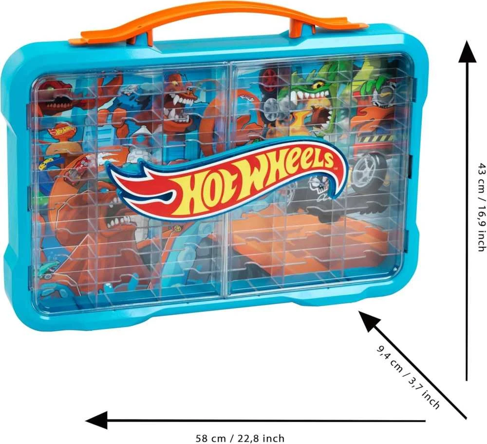 KLEIN HOT WHEELS Kolekcijų vitrina su apšvietimu