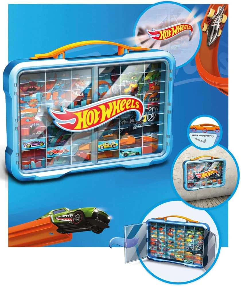 KLEIN HOT WHEELS Kolekcijų vitrina su apšvietimu