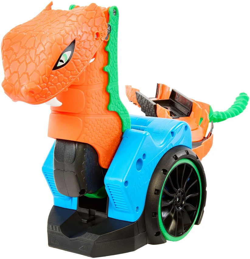 Hot Wheels nuotoliniu būdu valdoma transporto priemonė trasa su gyvate Slither n' Strike + automobiliukas 1:64