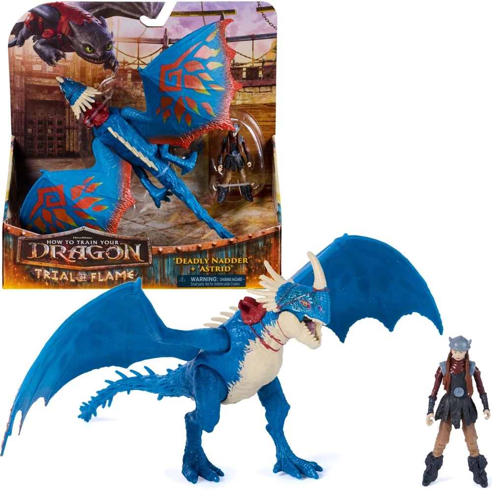 Dragons Drakonai – Vikingc Dragon-Deadly Nadder ir Astrid (6075558)