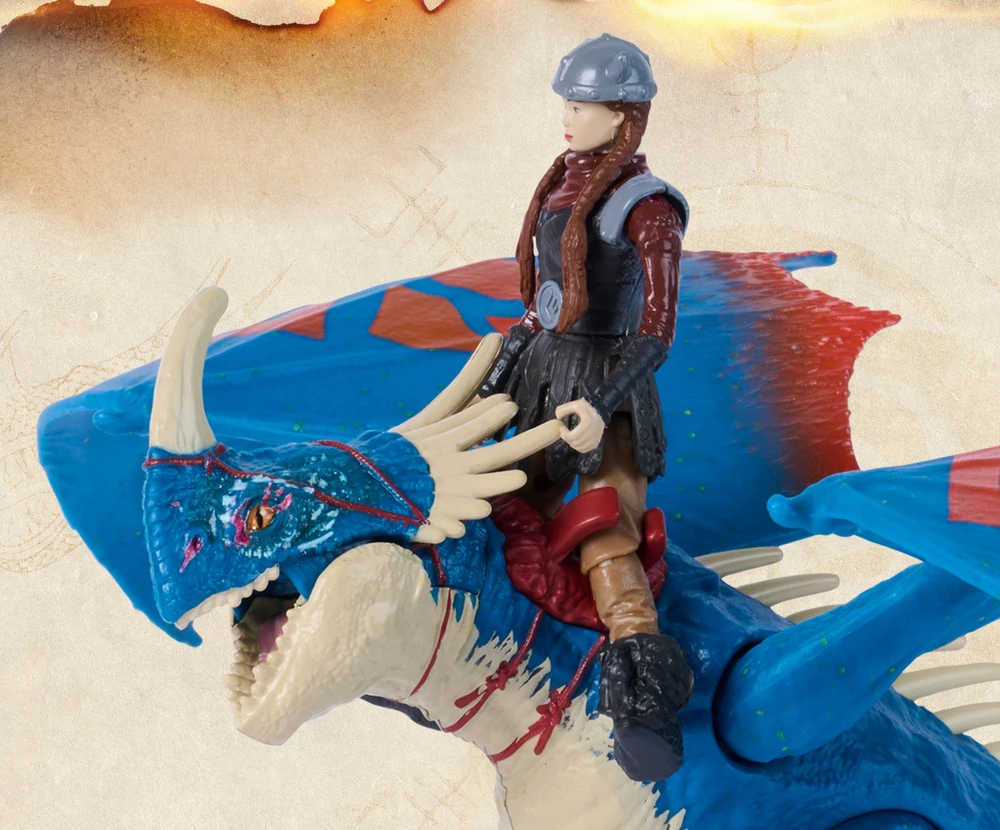 Dragons Drakonai – Vikingc Dragon-Deadly Nadder ir Astrid (6075558)