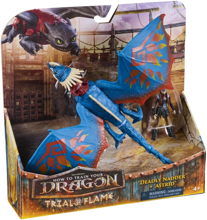 Dragons Drakonai – Vikingc Dragon-Deadly Nadder ir Astrid (6075558)