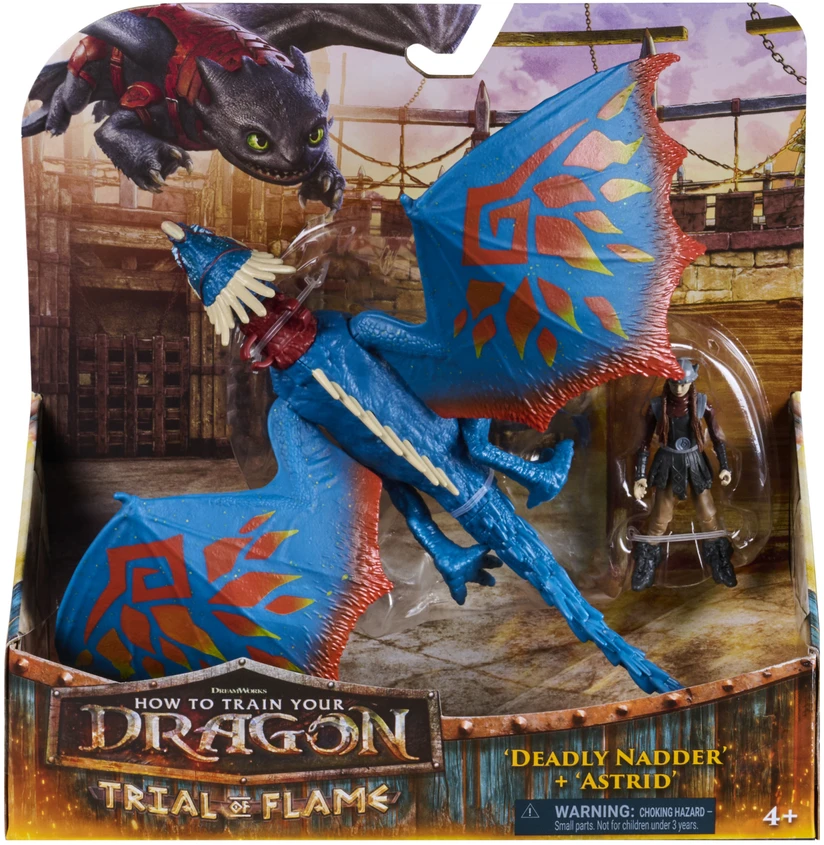 Dragons Drakonai – Vikingc Dragon-Deadly Nadder ir Astrid (6075558)